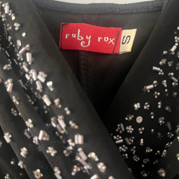 y2k vintage ruby rox mesh sparkle dress - Picture 9 of 10